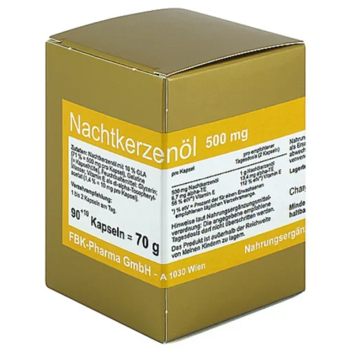 Nachtkerzenöl-FBK Nachtkerzenöl 500 mg Kapseln, 90 St