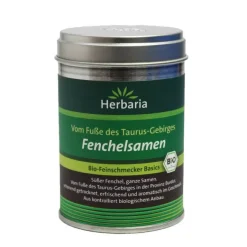 Herbaria Gewürze & Kräuter-Fenchelsamen süß ganz kbA, 40 g