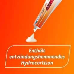 Fenihydrocort Creme 0,25 %, Hydrocortison 2,5 mg/g, wirksam bei Hautentzündungen, 20 g- Mittel Gegen Sonnenbrand|Salbe Gegen Juckreiz