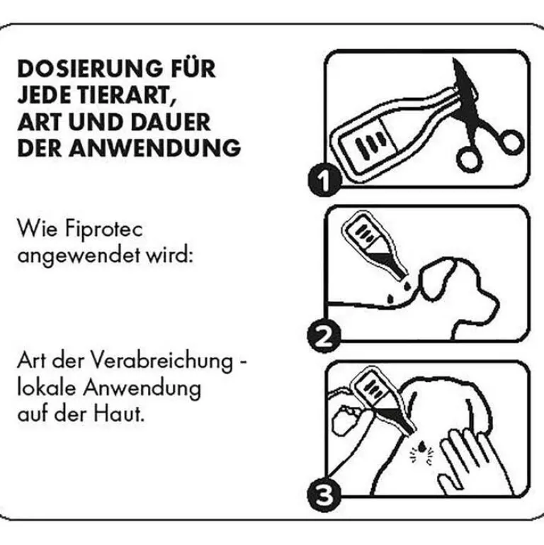 Fiprotec 402 mg Lösung z.Auftr.für sehr größe Hunde, 3X4.02 ml- Flöhe, Zecken & Co.