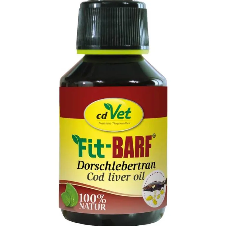 Fit-Barf Dorschlebertran vet. (für Tiere), 100 ml^Cd Vet Hot