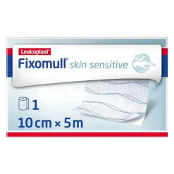 Leukomed Fixomull® skin sensitive 10 cm x 5 m, 1 St- Mullbinden