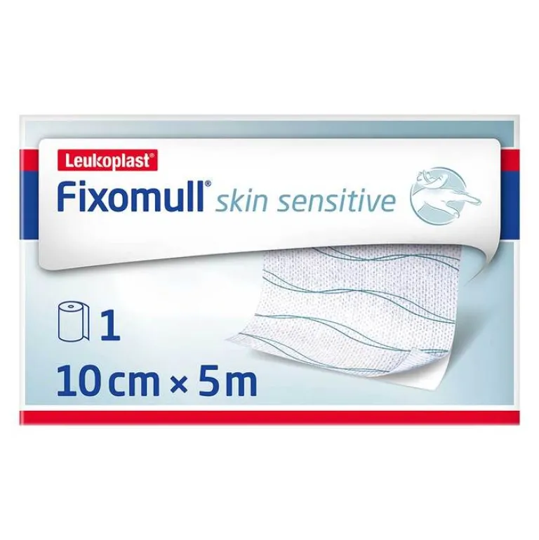 Leukomed Fixomull® skin sensitive 10 cm x 5 m, 1 St- Mullbinden