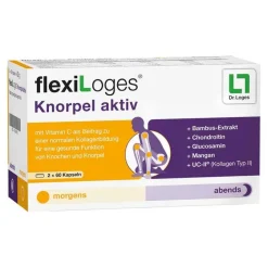 Dr. Loges Glucosamin-Chondroitin-Flexiloges Knorpel aktiv Kapseln, 120 St