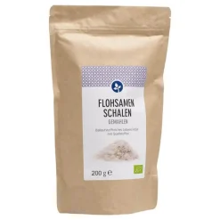Aleavedis Spezialitäten-Flohsamenschalen gemahlen bio Pulver, 200 g