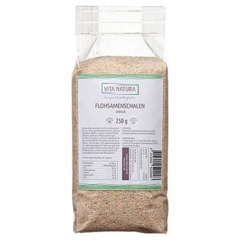 Flohsamenschalen indisch Pulver, 250 g^