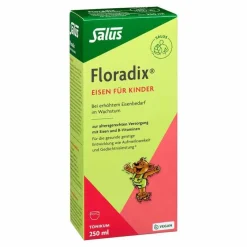 Floradix Eisen Saft|Konzentration Und Lernen-Eisen für Kinder Tonikum, 250 ml