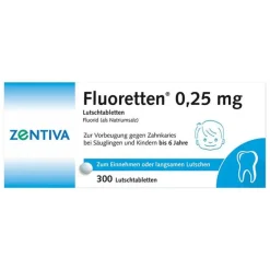 Fluoretten 0,25 mg Tabletten, 300 St- Prophylaxe