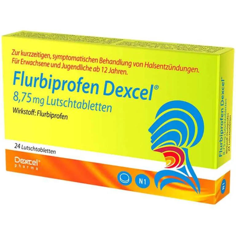 Flurbiprofen 8,75 mg Lutschtabletten, 24 St^Dexcel Outlet