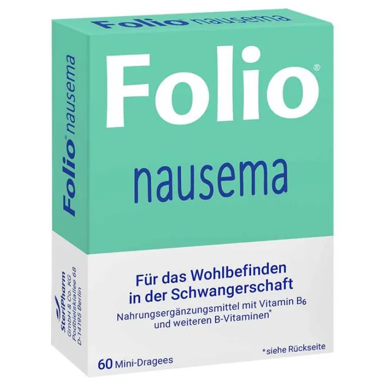 Folio nausema Dragees, 60 St- Schwangerschaft