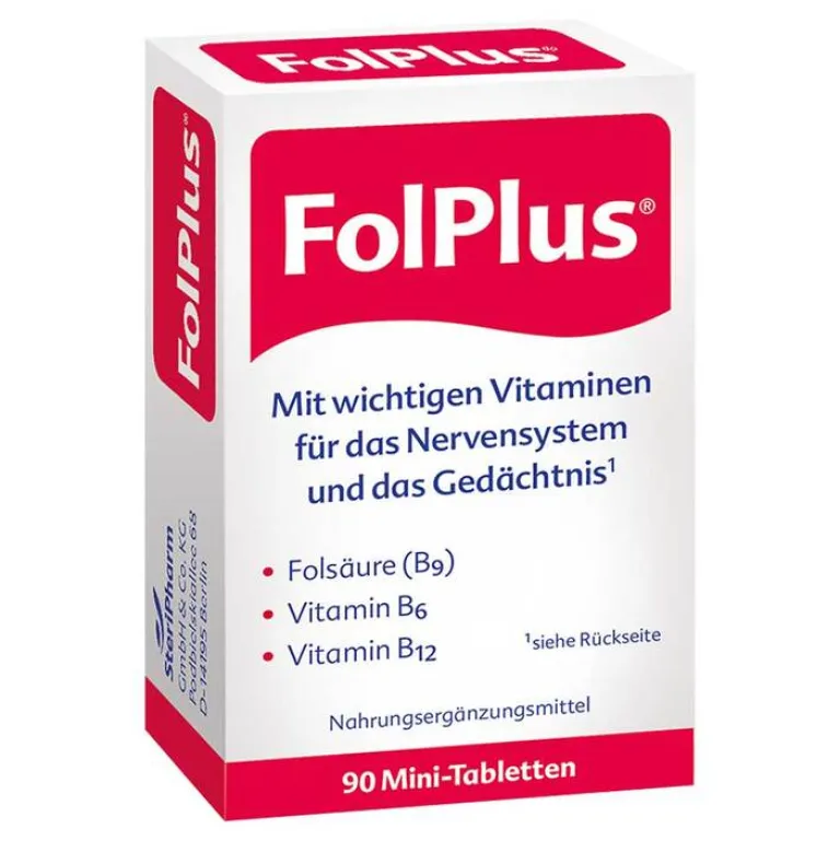 Folplus Filmtabletten, 90 St- Hirnleistung & Nerven