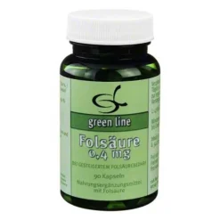 Folsäure 0,4 mg Kapseln, 90 St^Green line Nutritheke