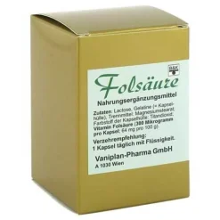 Folsäure Kapseln, 60 St- Vitamin B9 (Folsäure)
