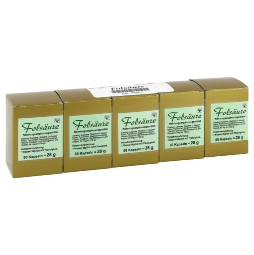 Folsäure Kapseln, 300 St- Vitamin B9 (Folsäure)