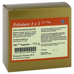 Folsäure 1X1 pro Tag Kapseln, 180 St^ Online