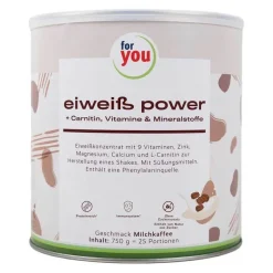 For You Eiweiß Power Milchkaffee, 750 g- Eiweißpulver