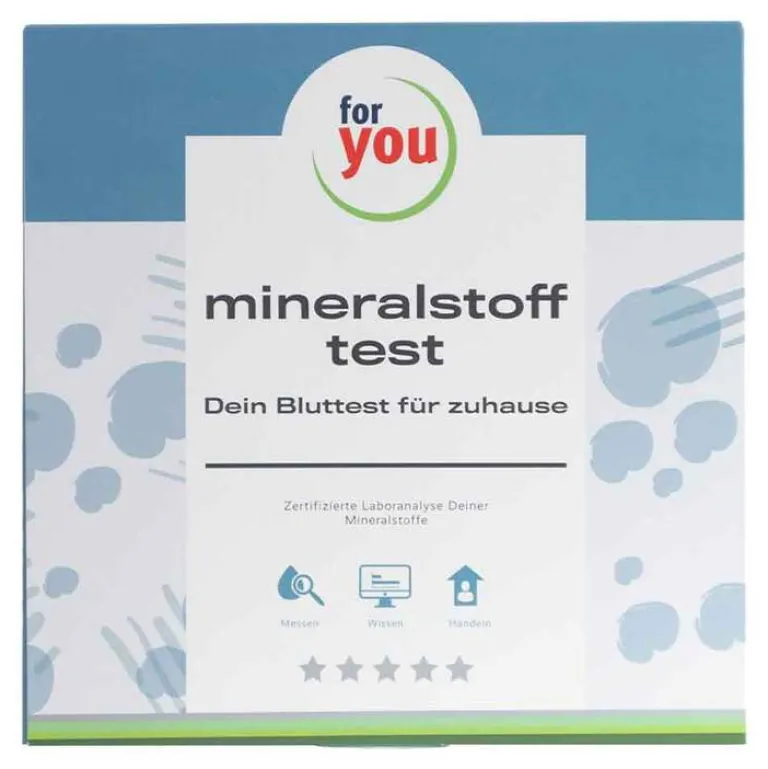 For You mineralstoff-Test, 1 St- Sonstige Tests