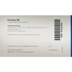 Weleda F-Formica D 6 Ampullen, 8X1 ml