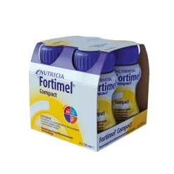 Fortimel Compact 2.4 Bananengeschmack, 4X125 ml- Trinknahrung