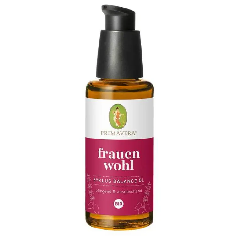 Primavera Massageöle-Frauenwohl Zyklus Balance Öl Bio, 50 ml