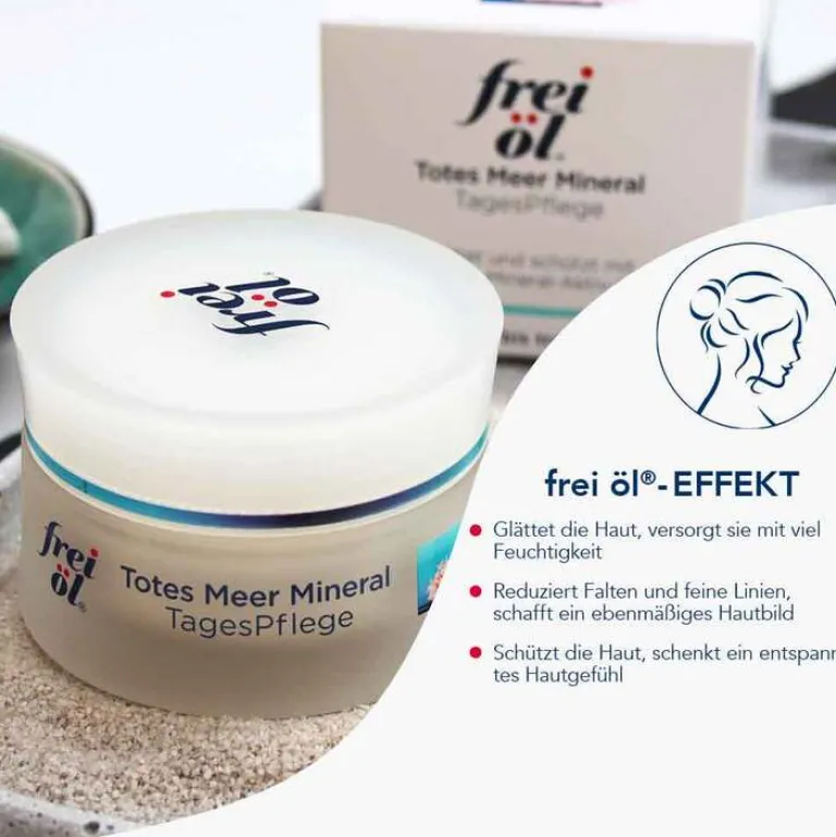 Frei Öl Tagespflege-Totes Meer Mineral Tagespflege, 50 ml