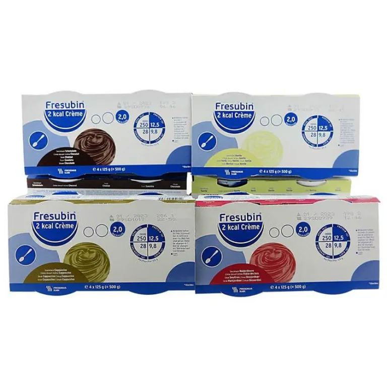 Fresubin Trinknahrung-2 kcal Creme Mischkarton im Becher, 24X125 g