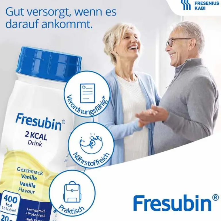 Fresubin Trinknahrung-2 kcal Drink Vanille, 24X200 ml