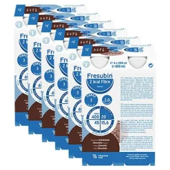 Fresubin Trinknahrung-2 kcal fibre Drink Schokolade Trinkflasche, 24X200 ml