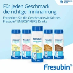 Fresubin Energy Fibre Drink Mischkarton Trinkflasche, 6X4X200 ml- Trinknahrung