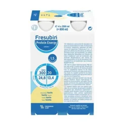 Fresubin Trinknahrung-Protein Energy Drink Vanille Trinkflasche, 6X4X200 ml