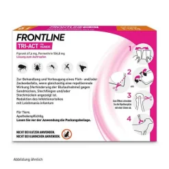 Frontline Flöhe, Zecken & Co.-TRI-ACT® gegen Zecke, Floh und fliegende Insekten bei Hunden (5-10kg), 6 St