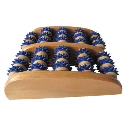 Fussmassageroller 10 Achsen Holz, 1 St^RFM Best