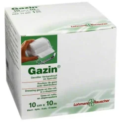 Gazin Verbandmull 10cmx10m 8fach, 1 St- Mull & Zellstoff