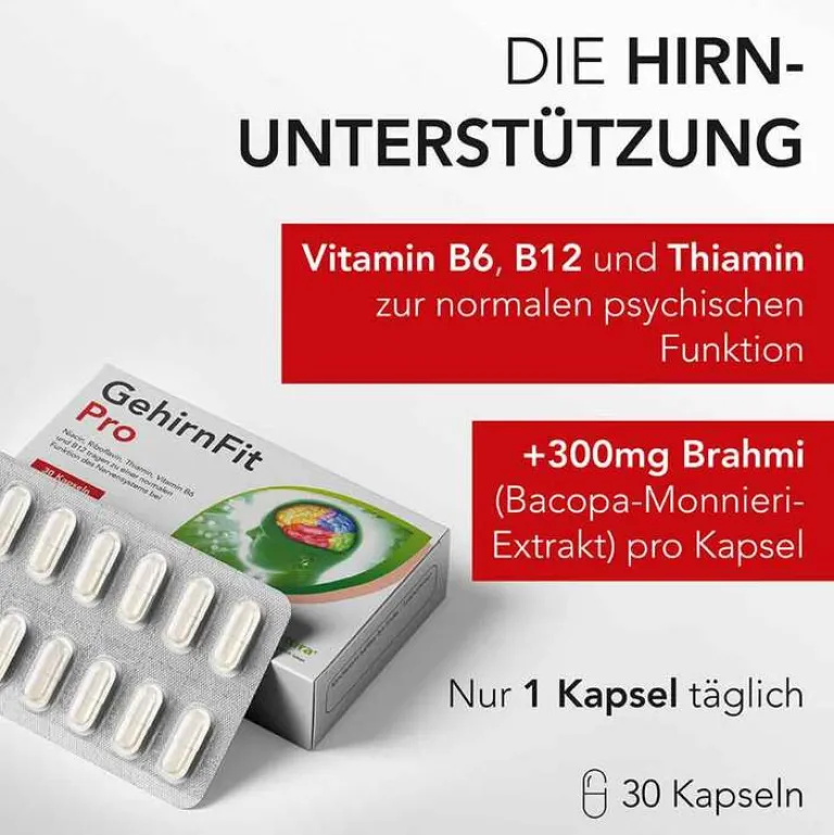 Gehirnfit Pro Kapseln, 30 St^Auranatura Outlet