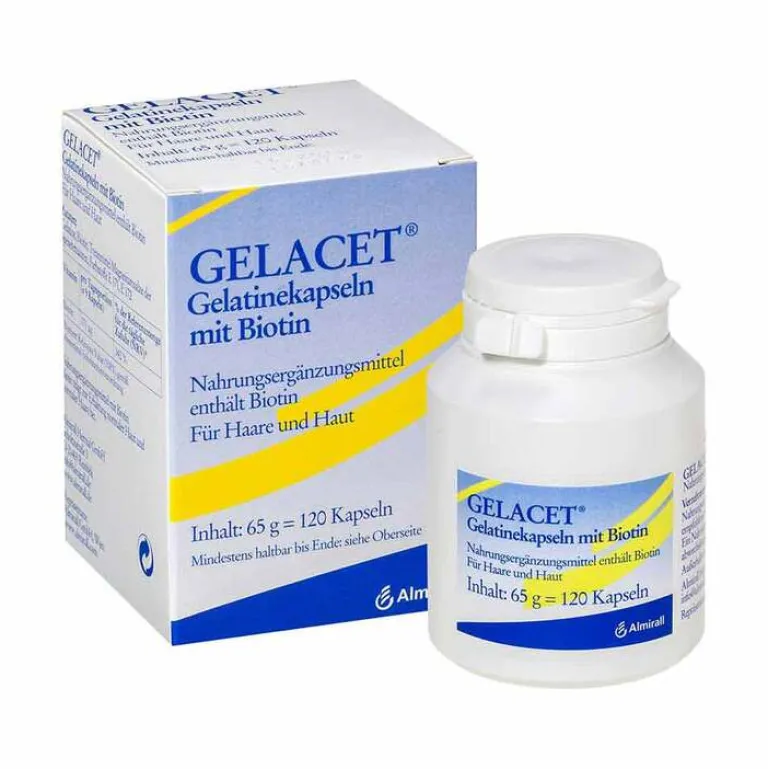 Gelacet Vitamin B7 (Biotin)-Gelatinekapseln mit Biotin, 120 St