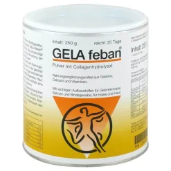 Gela Feban Gelafeban Pulver mit Gelatinehydrolysat, 250 g- Mikronährstoffe