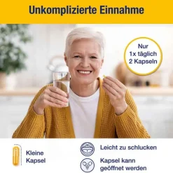 Gelencium Curcuma Plus hochdosiert mit Vitamin C Kapseln, 60 St- Kurkuma Kapseln