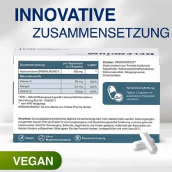 Hyaluron Intense hochdosiert mit Vitamin C Kapseln , 60 St^Gelencium Best