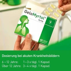 Gelomyrtol forte Kapseln, 60 St- Schnupfen & Nasennebenhöhlen|Hustenlöser
