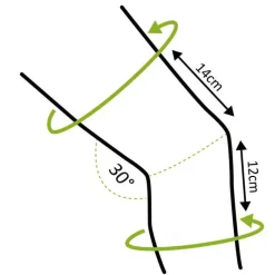 Bauerfeind Genutrain Kniebandage Größe 2 natur, 1 St- Kniebandagen