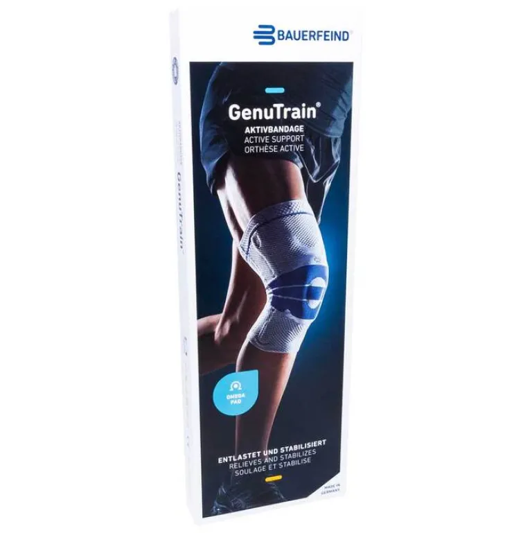 Genutrain Kniebandage Größe 2 schwarz, 1 St^Bauerfeind