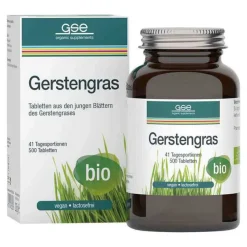 GSE Gerstengras|Sonstige Bio Produkte-Gerstengras 500 mg Bio Tabletten, 500 St