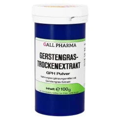 Hecht Pharma Gerstengrastrockenextrakt GPH Pulver, 100 g- Gerstengras