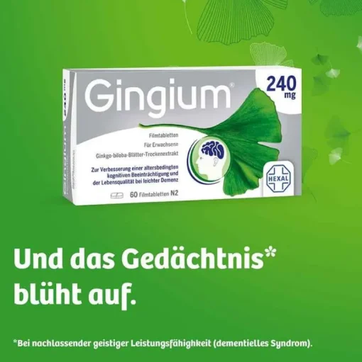 240 mg Filmtabletten, 120 St^Gingium Outlet
