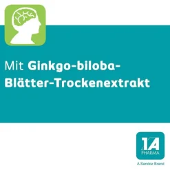 1A Pharma Ginkgo|Durchblutungs Tabletten-Ginkgo – 1 A Pharma® 240 mg Filmtabletten, 120 St