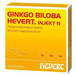 Hevert G-GINKGO BILOBA ® INJEKT N Ampullen, 10X2 ml