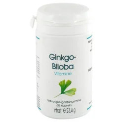 Allpharm Ginkgo biloba Kapseln, 60 St- Hirnleistung & Nerven|Durchblutung