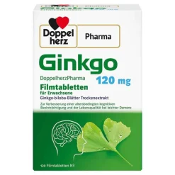Ginkgo 120 mg Filmtabletten, 120 St^DoppelherzPharma