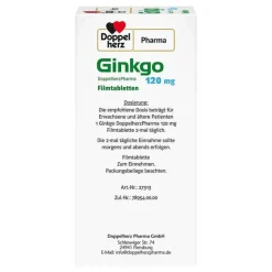 Ginkgo 120 mg Filmtabletten, 120 St^DoppelherzPharma