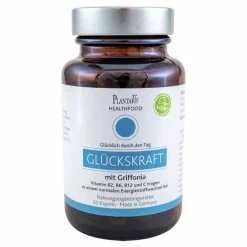 Vitamin B6 (Pyridoxin)|Vitamin B5 (Pantothensäure)-Glückskraft mit Griffonia Kapseln, 60 St